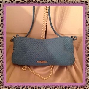 Elliott Lucca Woven Leather Demi Crossbody Bag