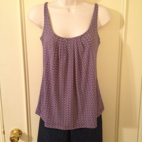 Nwot sz xs,fit sm-med ny&co purple cami/shell top - Picture 1 of 4