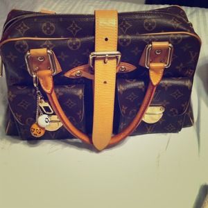 Louis Vuitton Brown Leather Purse