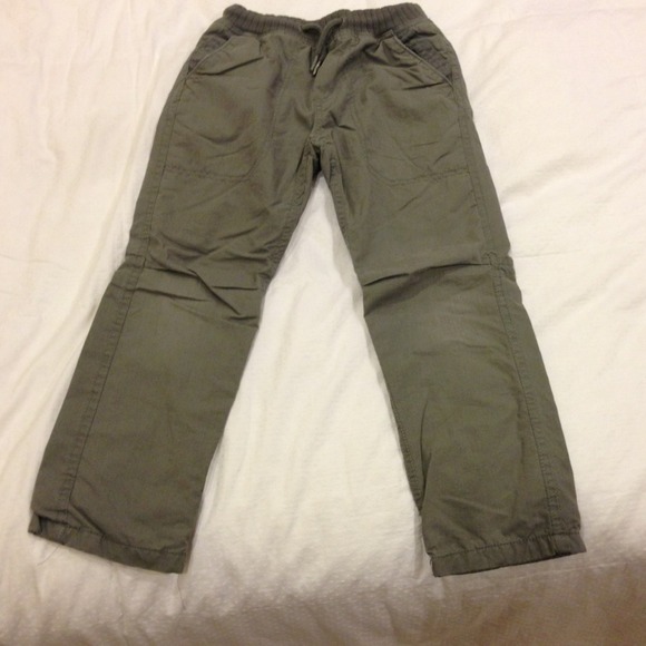 Zara boys lined grey drawstring pant-size 4/5
