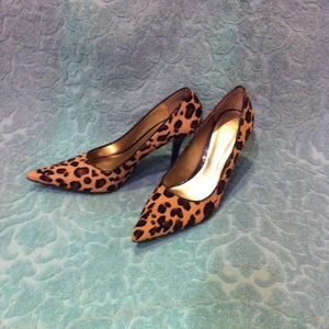 Leopard stilettos