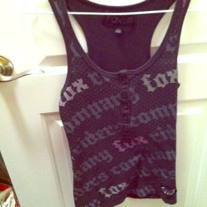 Fox racing company tank top!