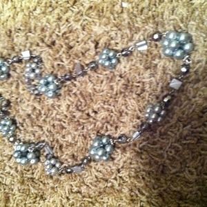 Blue balled necklass