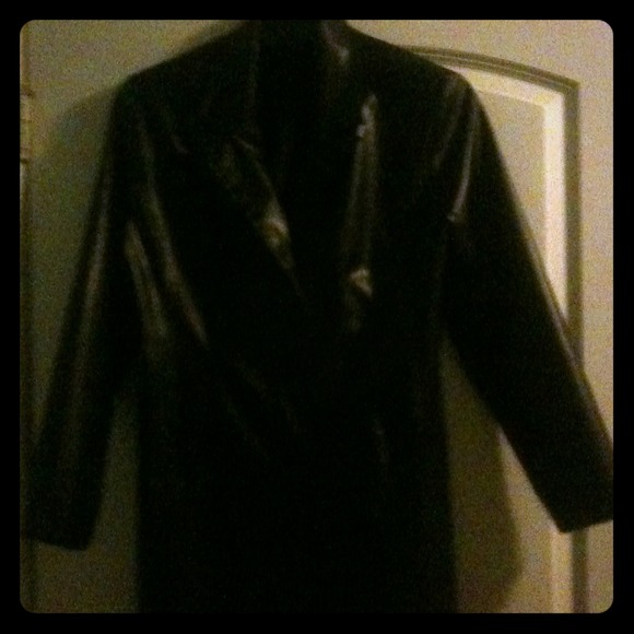 Vintage Kathy Ireland Leather Coat