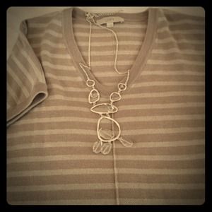 LOFT short sleeve sweater-size L -worn twice⭐SALE⭐