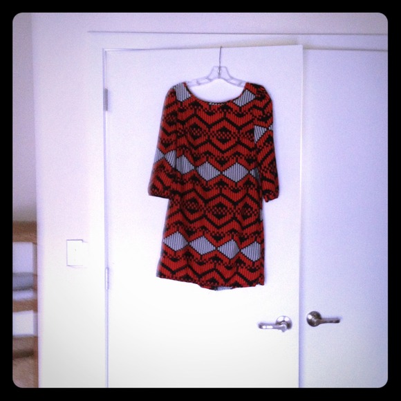 REDUCED!   Mini dress orange and blue