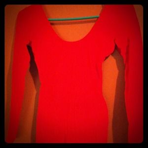 American apparel spandex jersey Uneck dress small