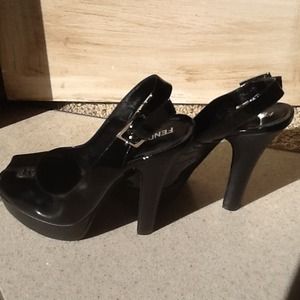 Fendi sling backs size 8 1/2