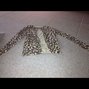 Reserved Merona cheetah print long sleeve