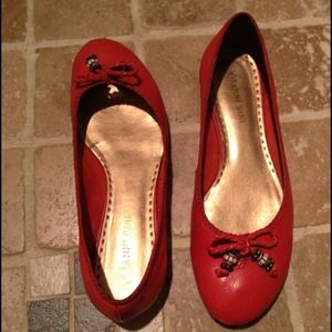 Red Gianni Bini flats