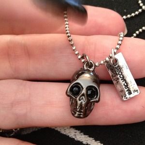 Marc Jacobs skull necklace