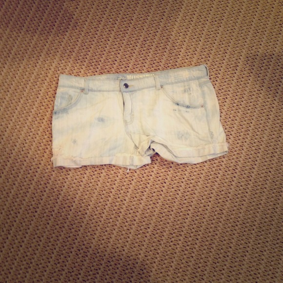 Funky Wash Denim Shorts