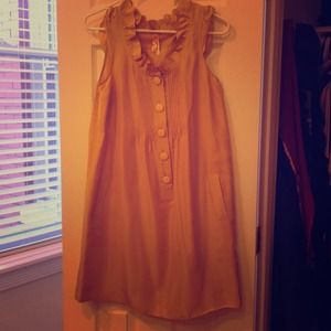 Mauve - vintage yellow dress