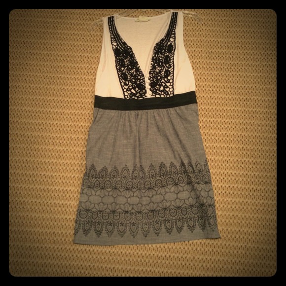 Black, White & Grey Dress from Urban