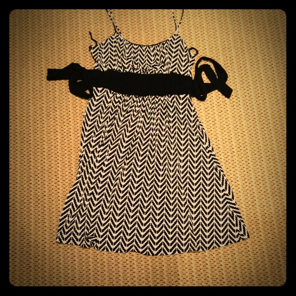 Black and White Dress