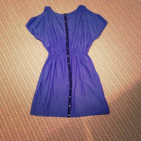 SOLD: Dress with back detailing and open shoulders