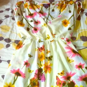 TRADED💛💙💜Short flower dress