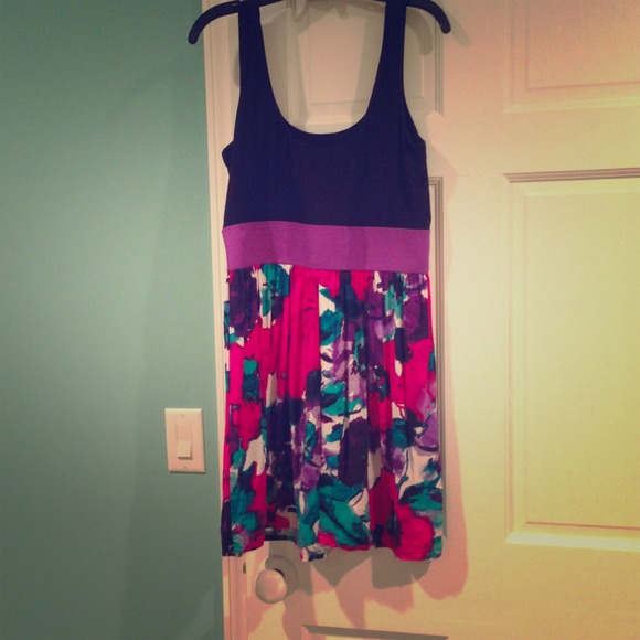 Patterned Empire Dress