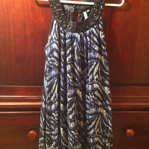 centle used chiffon tunic