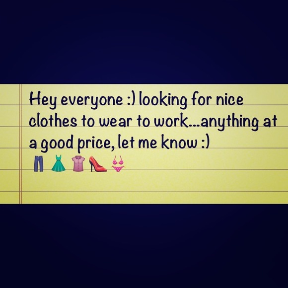 Looking for stuff!