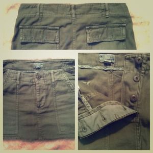 AE camo green skirt
