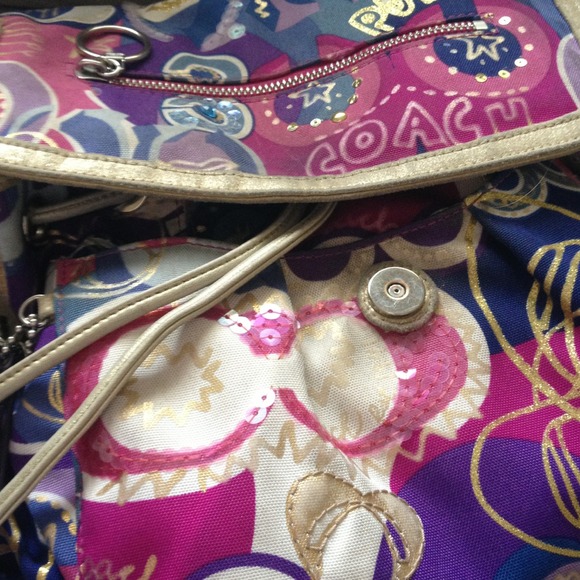 Authentic coach backpack gently used