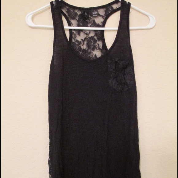 !!!!!!SOLD!!!!! Lace Racerback Tank - Picture 2 of 4