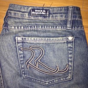 💢SOLD💢Rock & Republic Denim Capri