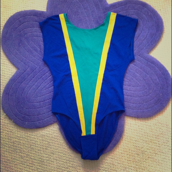 American Apparel Tops - American Apparel Spandex Jersey Gloria-v bodysuit