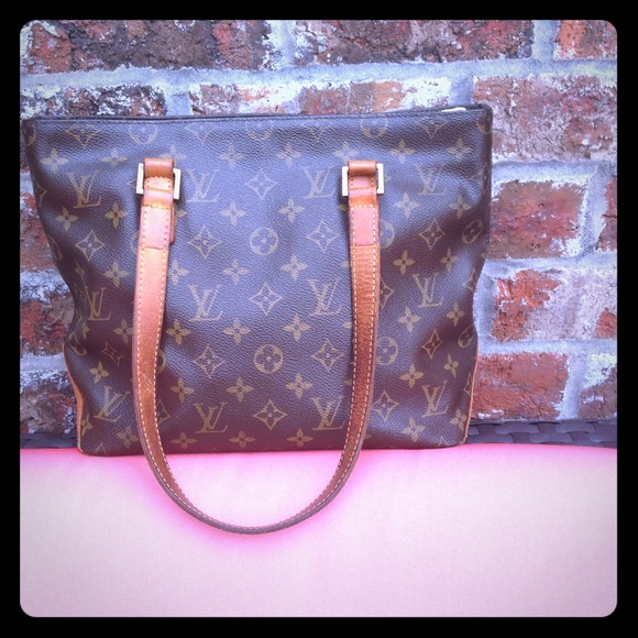 Auth Louis Vuitton Cabas Piano Shopper Tote PM