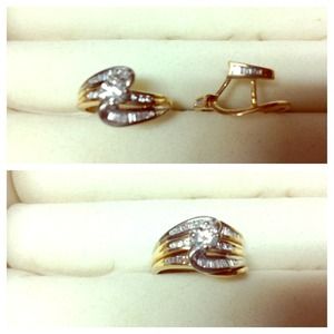 Engagement Ring and matching wedding band