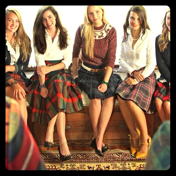 A Winter Classic, Vintage Plaid Skirt.