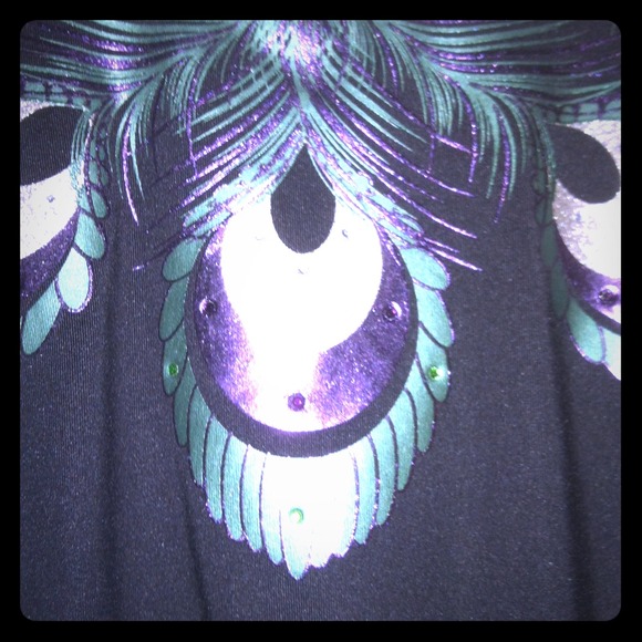 ❌Sold❌Beautiful Peacock feather dress
