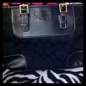 Black coach bag