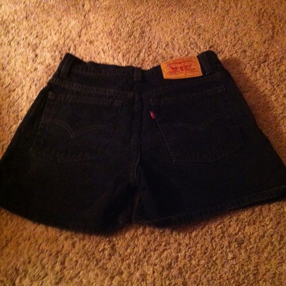 Black Levi shorts
