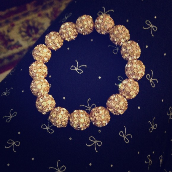 💎SOLD💎Champagne Swarovski crystal bracelet