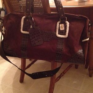 Brand new Bath and Body Chocolate Duffle Bag. Brand new Bath and Body Chocolate Duffle Bag.