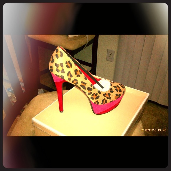 Leopard Heels