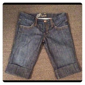 Frankie b denim long shorts