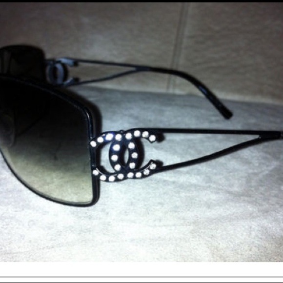 Diamond Chanel Sunglasses