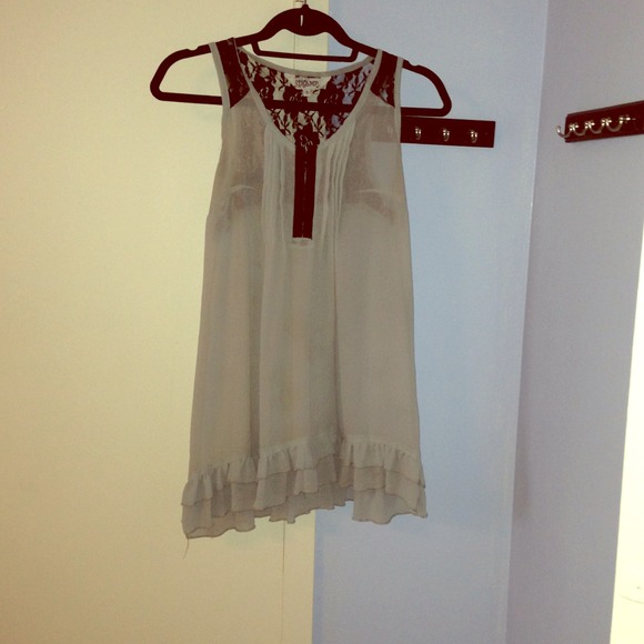 Sheer baby doll top