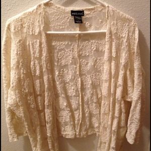 Lace sweater