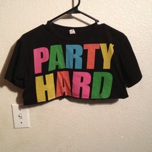 Andrew W.K. Tops - Party Crop Top Andrew W.K. Tops - Party Crop Top