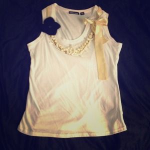 Embellished Tank size medium NWOT