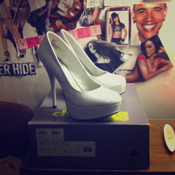 All white platforms