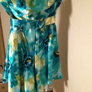 Strapless special occasion dress