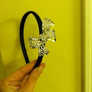 Sparkly Stone Bow Headband