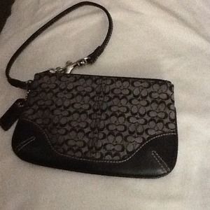 Authentic coach wristlet