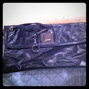 Zac Posen black clutch