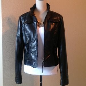 TRADED!! LEATHER LOOK JACKET